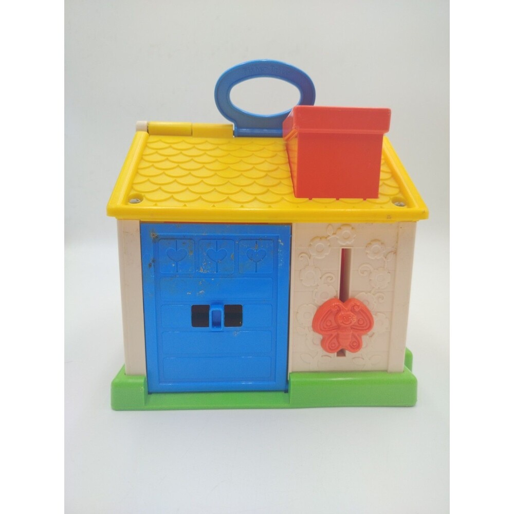 VTG Fisher Price House #136 Discovery Cottage Little People 1984 (Read)